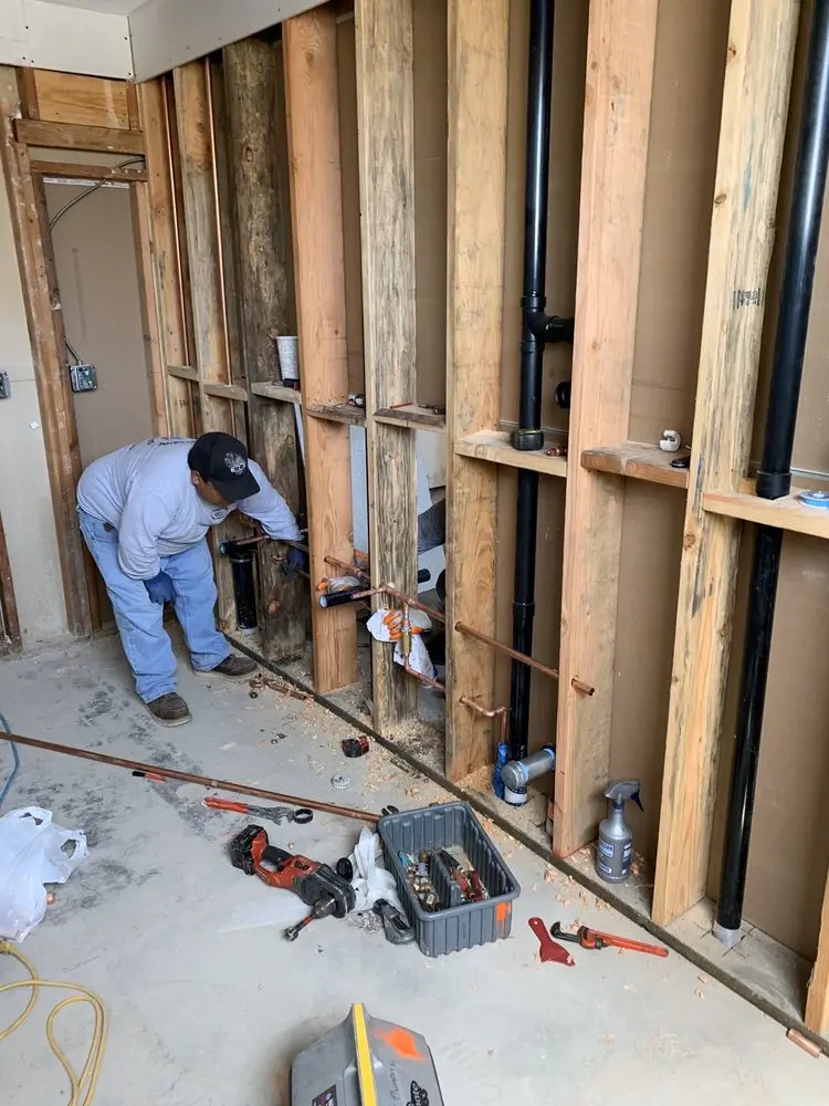 Commercial rough-in plumbing for Gas Line Repair in East Honolulu